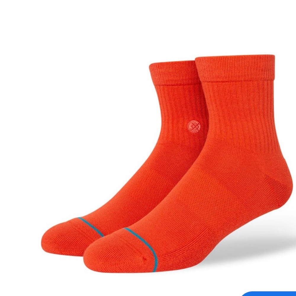 Stance Men’s Casual Combed Cotton Blend Quarter HeiyMid Cushion Socks